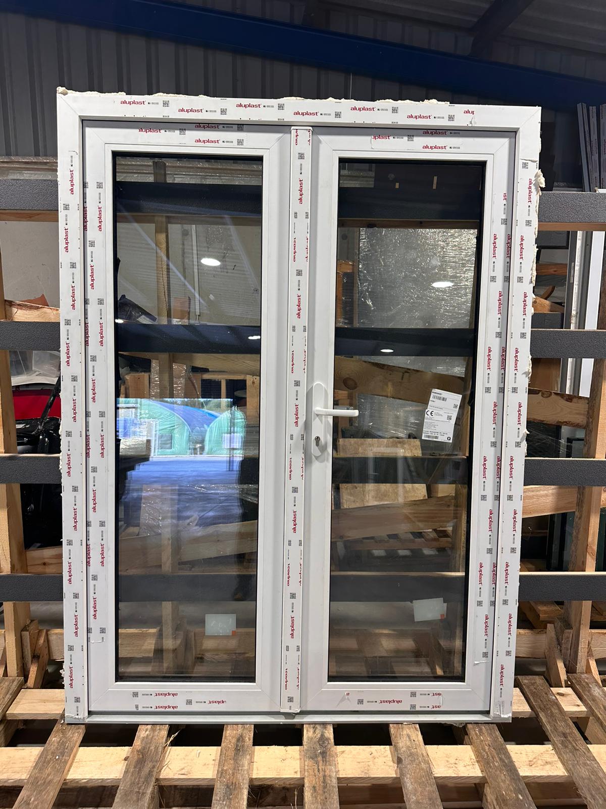 Triple glazed french doors